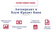 Автокредит в Хоум Кредит Банке